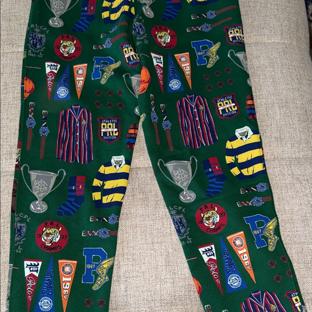 Polo by Ralph Lauren Kids Green Graphic Joggers - Picture 11 of 11